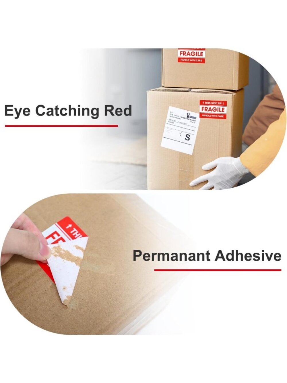 Fragile Shipping Stickers - 5000 Pack, 2"x3" Labels for Moving & Packing - Picture 3 of 6